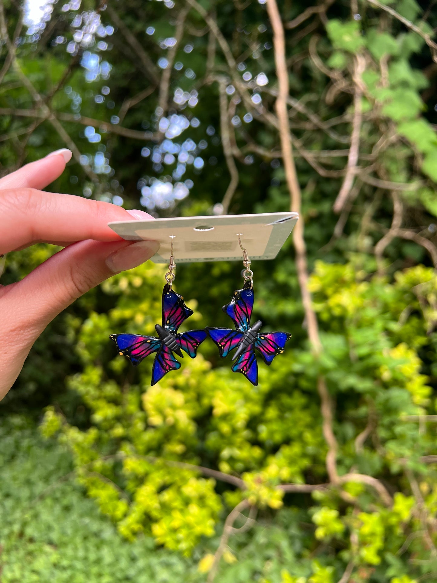 Noir Butterfly Earrings