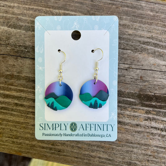 Blue Ridge Mountain Earrings
