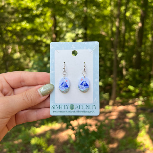 The Alps Oval Earrings