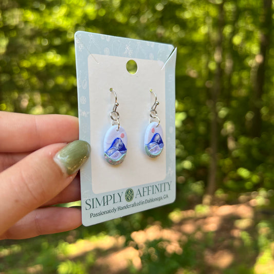 The Alps Oval Earrings