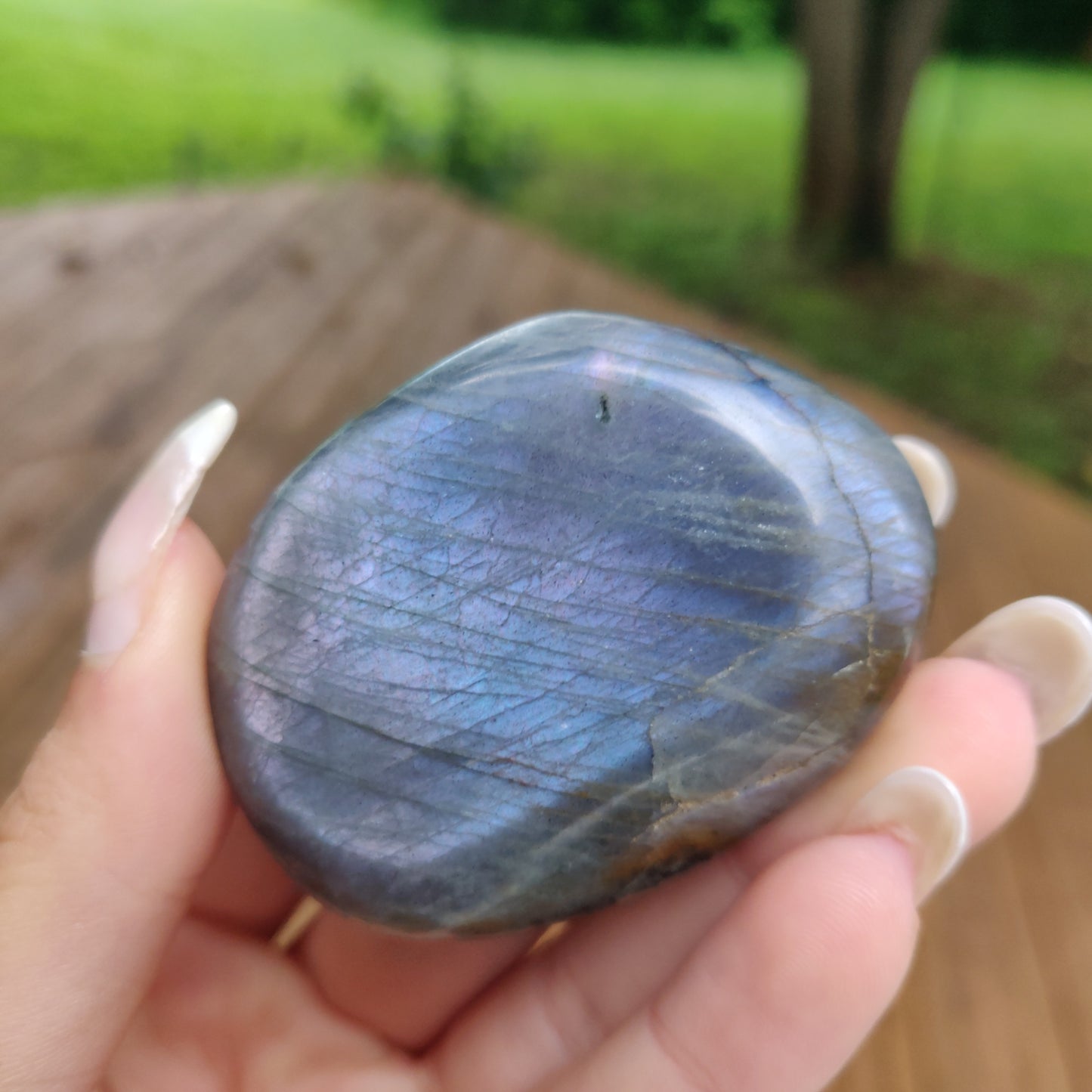 Labradorite Palm Stone (#308) - Simply Affinity