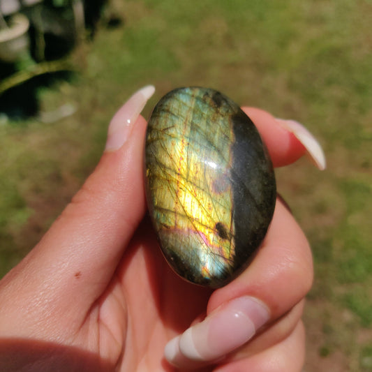 Labradorite Palm Stone (#281) - Simply Affinity