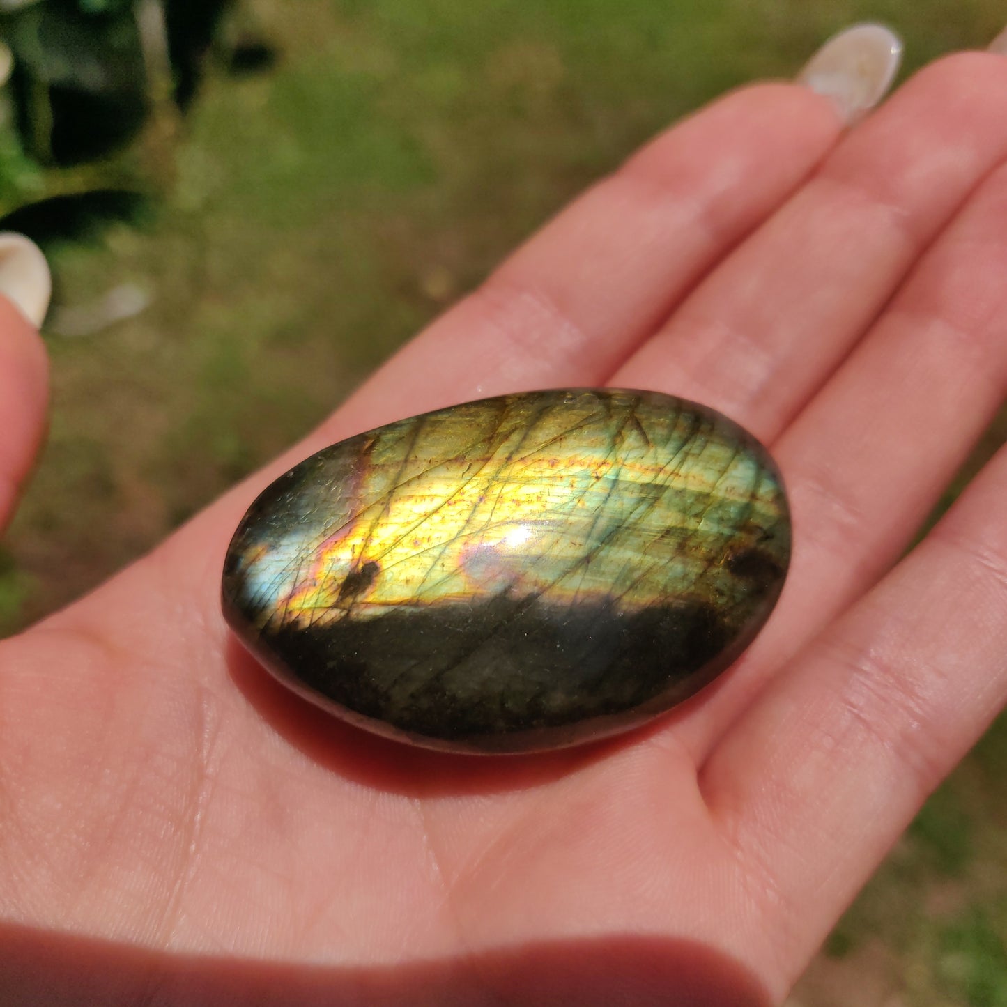 Labradorite Palm Stone (#281) - Simply Affinity