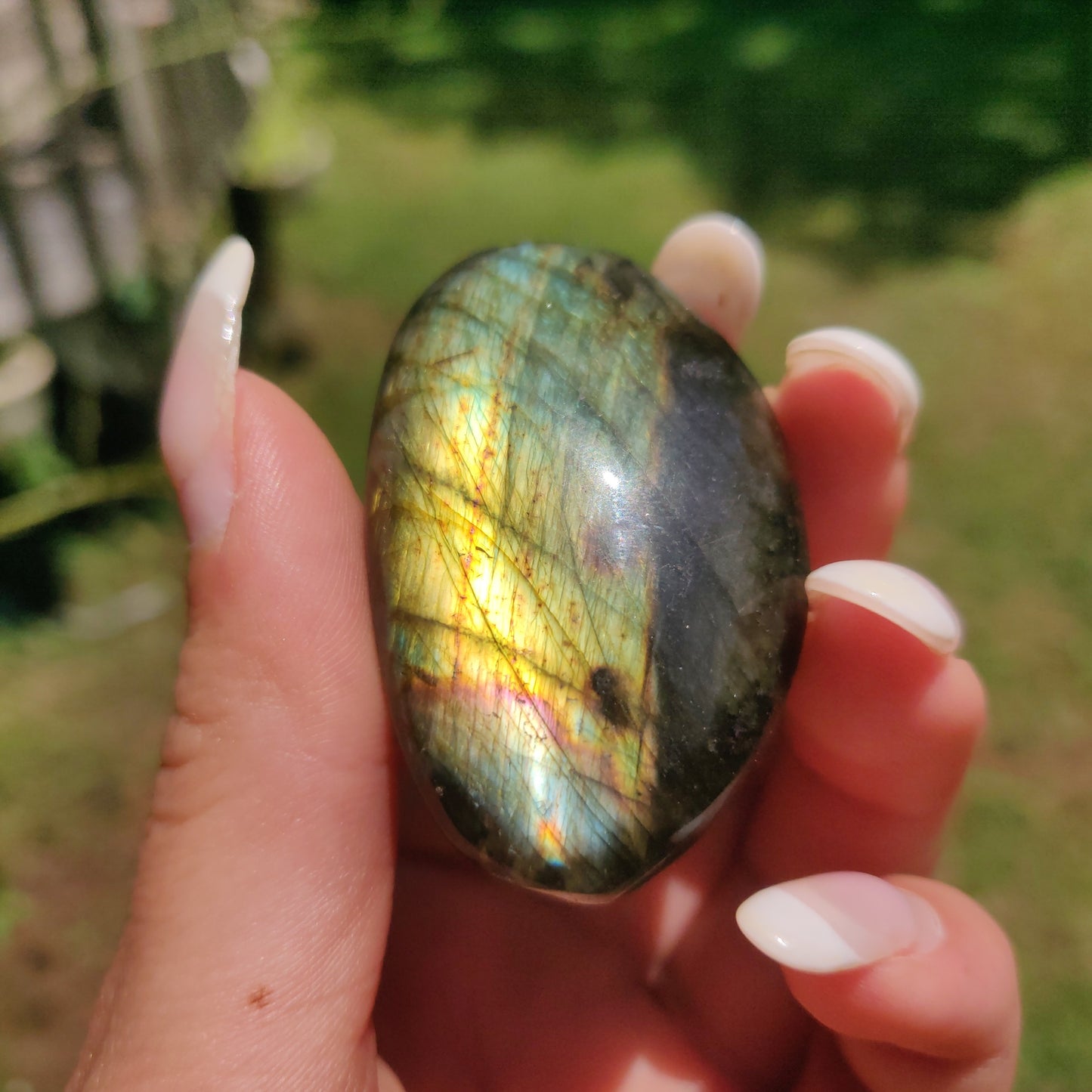 Labradorite Palm Stone (#281) - Simply Affinity