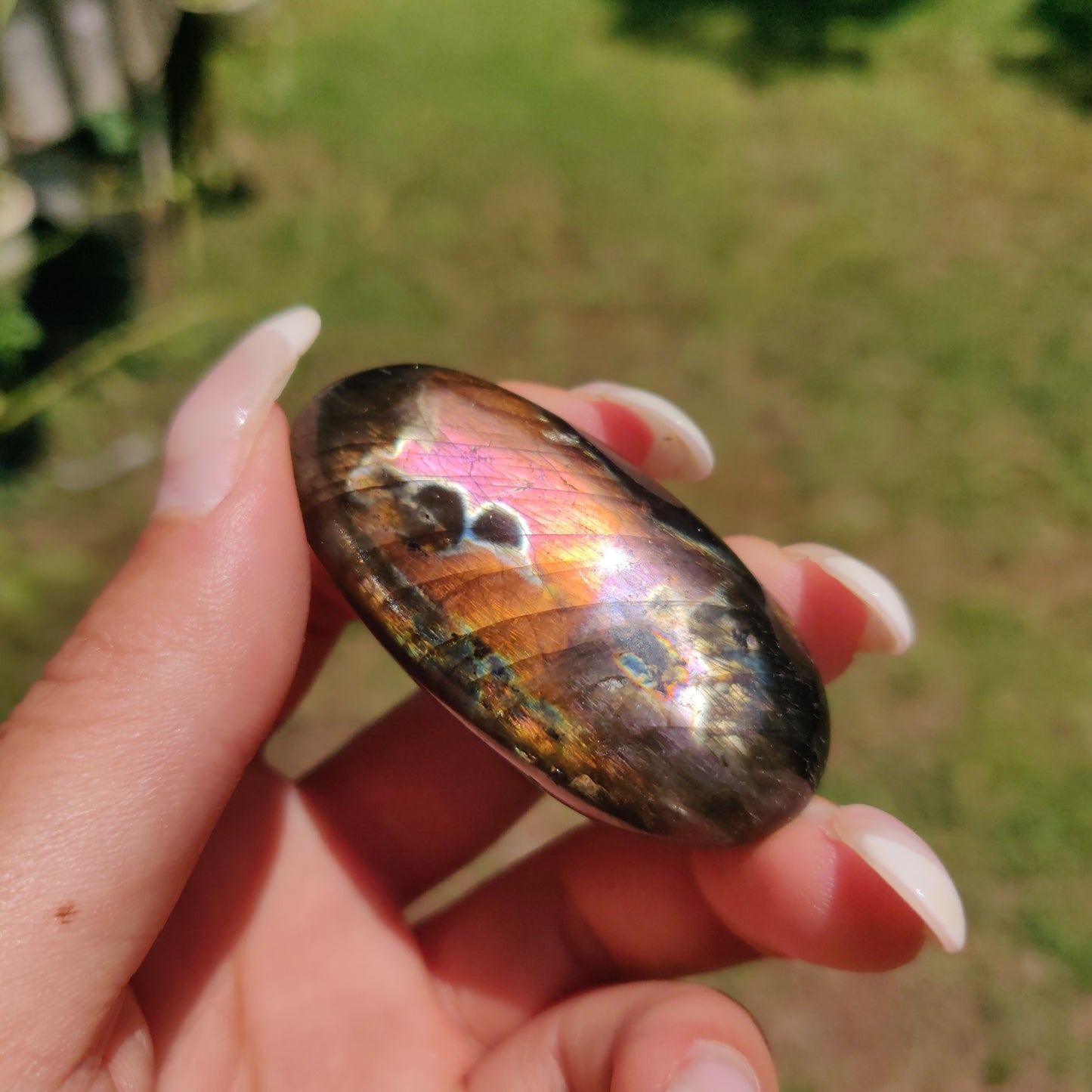 Labradorite Palm Stone (#304) - Simply Affinity