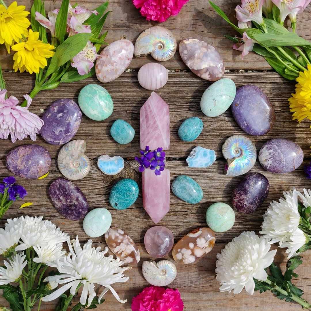 8x8 Crystal Grid Art Prints - Simply Affinity