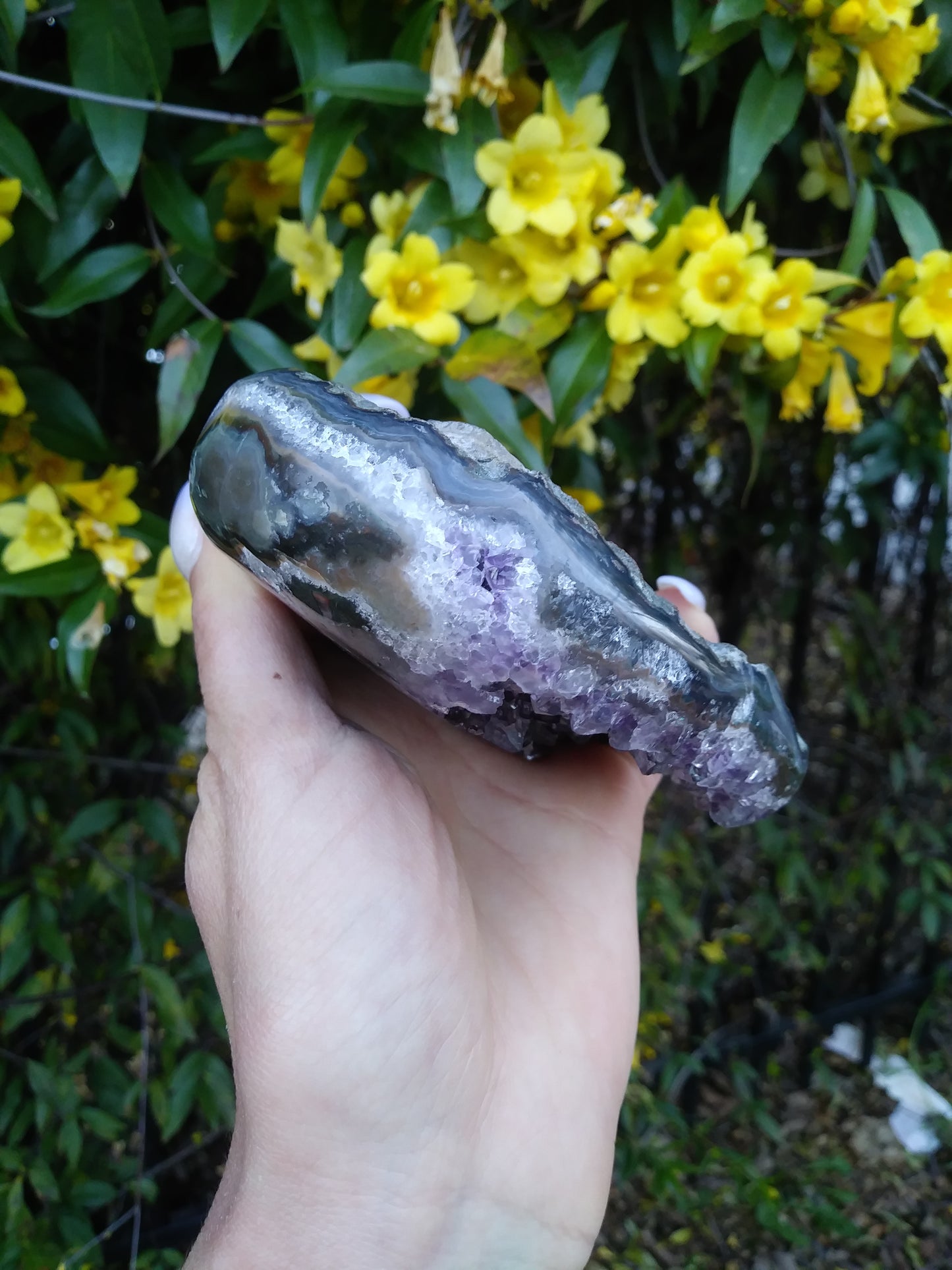 Amethyst Geode & Agate Heart (#16) - Simply Affinity
