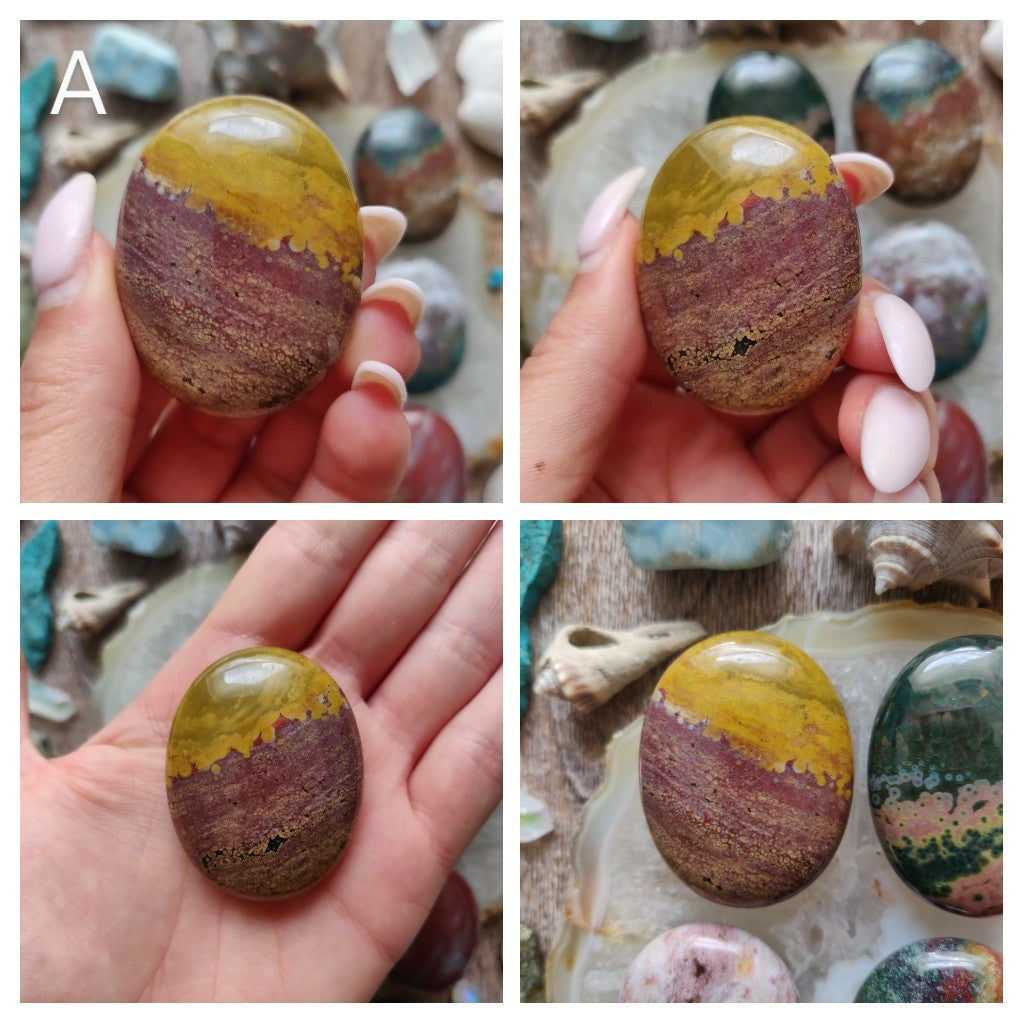 Ocean Jasper Palm Stones - Choose your Favorites - Simply Affinity