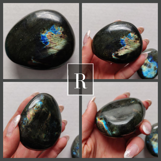 Choose your Labradorite Palm Stone (R-Z) - Simply Affinity