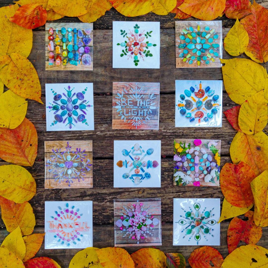8x8 Crystal Grid Art Prints - Simply Affinity