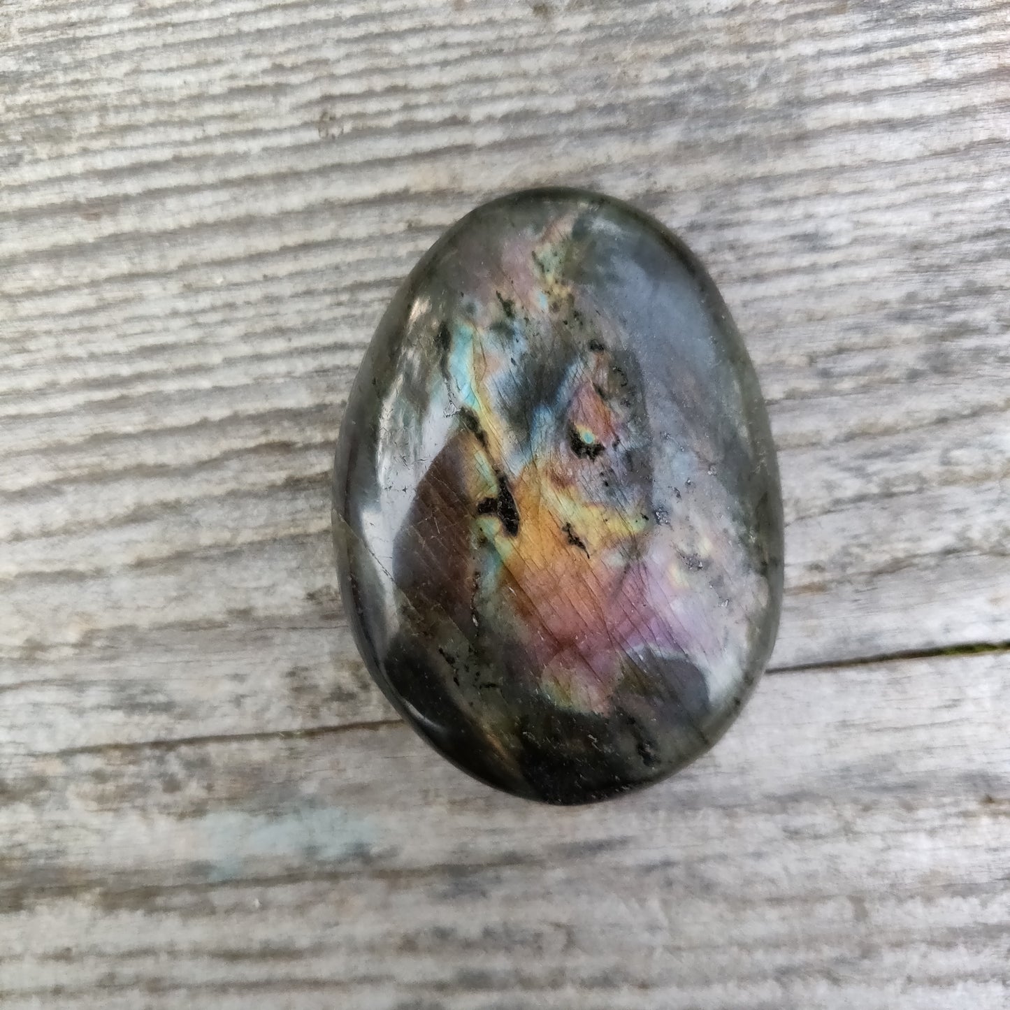 Labradorite Palm Stone (#156)