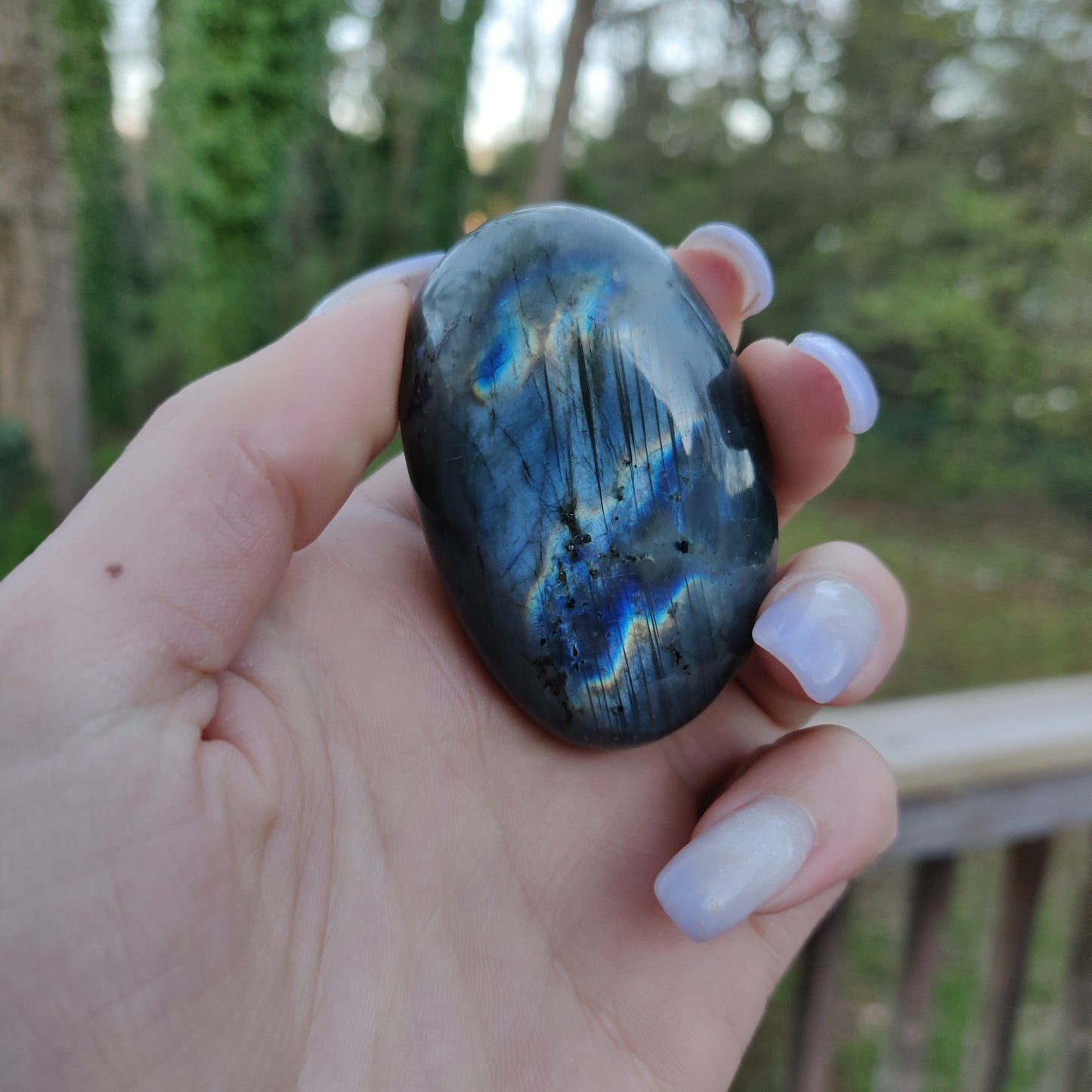 Labradorite Palm Stone (#89)