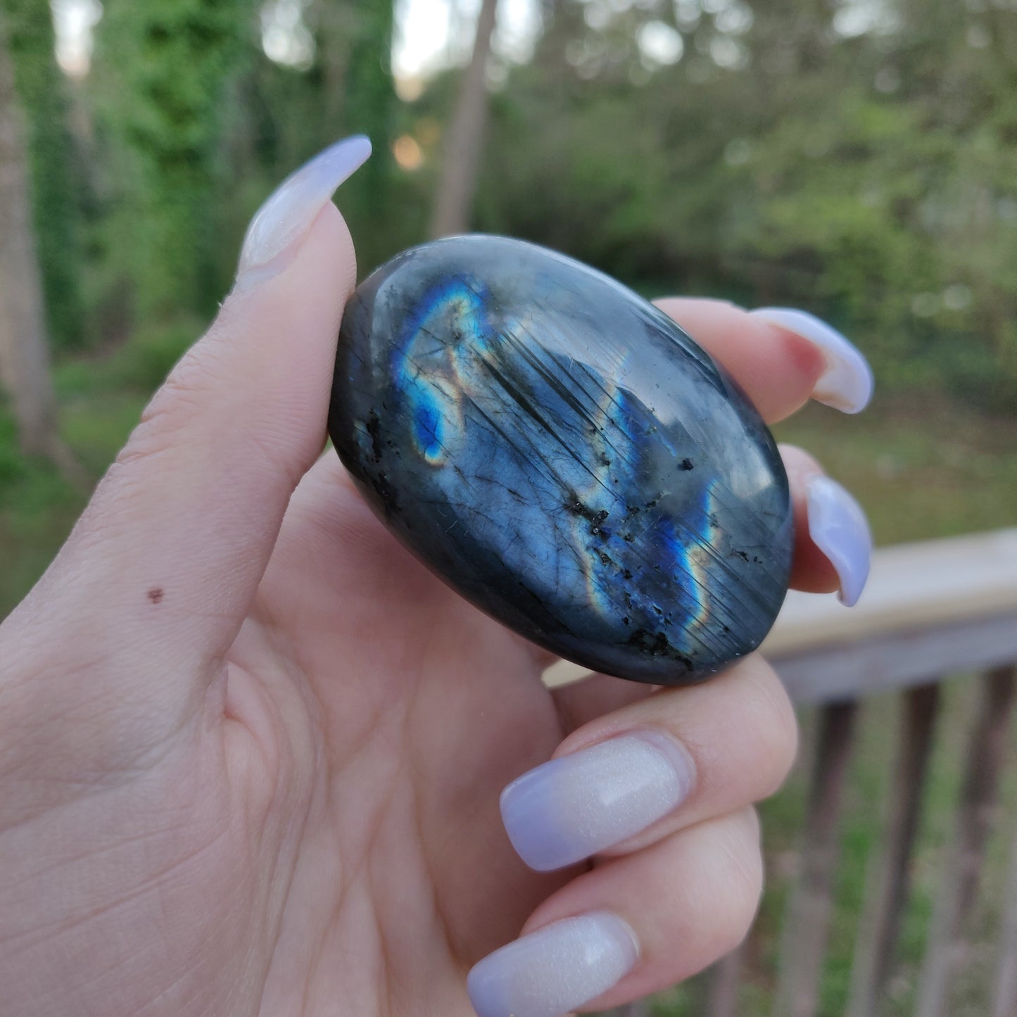 Labradorite Palm Stone (#89)