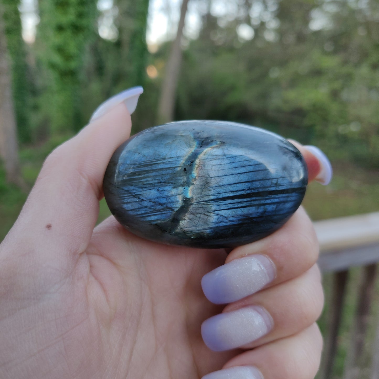 Labradorite Palm Stone (#89)