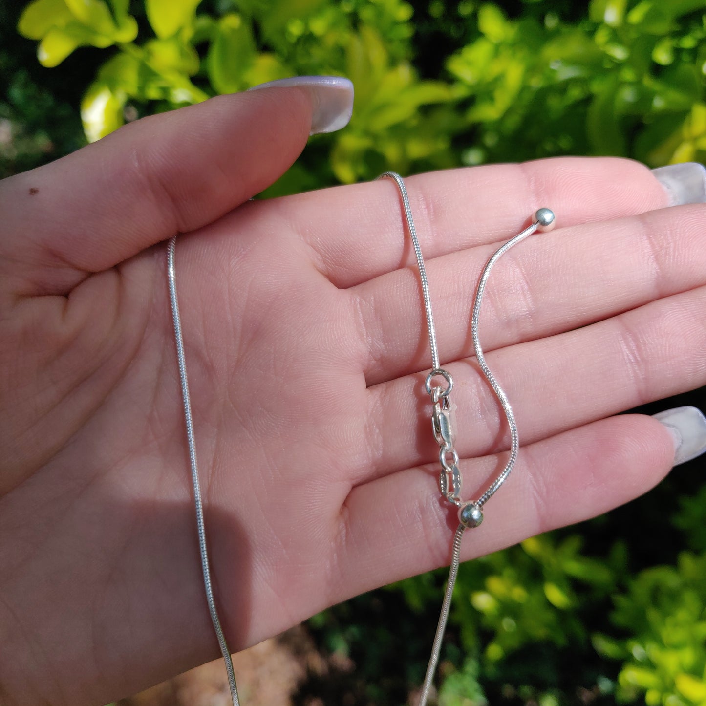 Restocked! Fully Adjustable Sterling Silver Magic Ball Chain - in Thin Snake Style