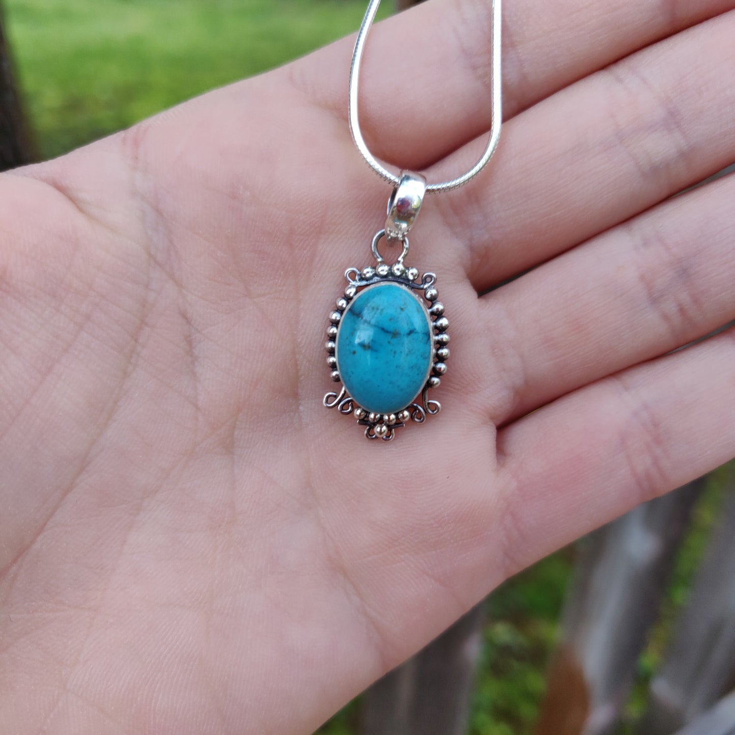 Turquoise Pendant #1