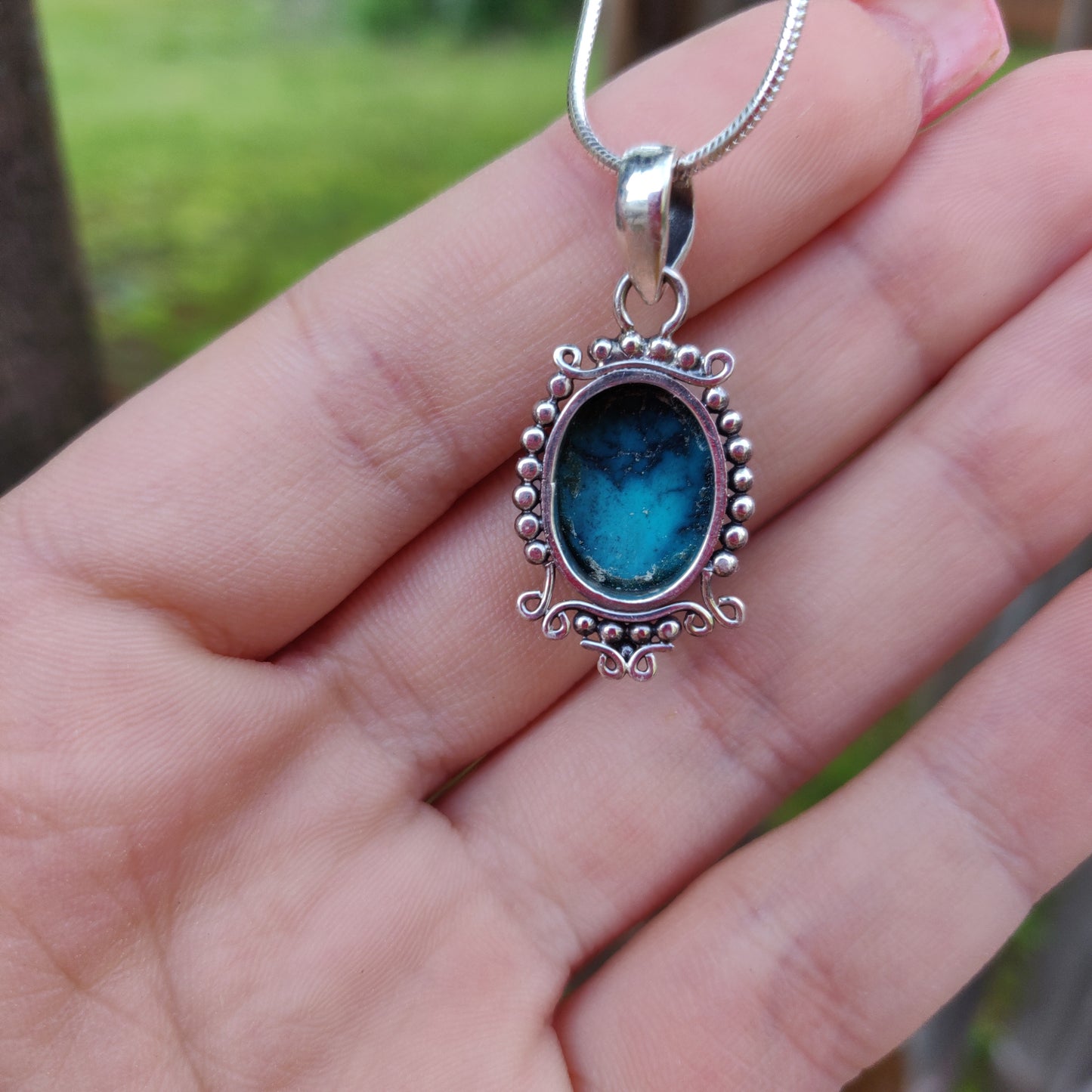 Turquoise Pendant #1