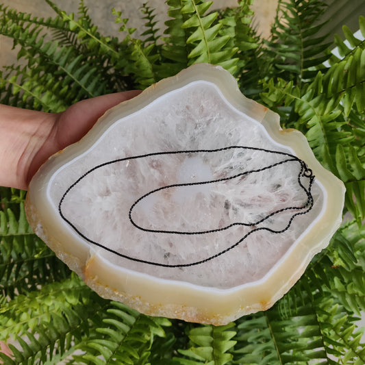 Ruthenium Plated Sterling Silver Chain