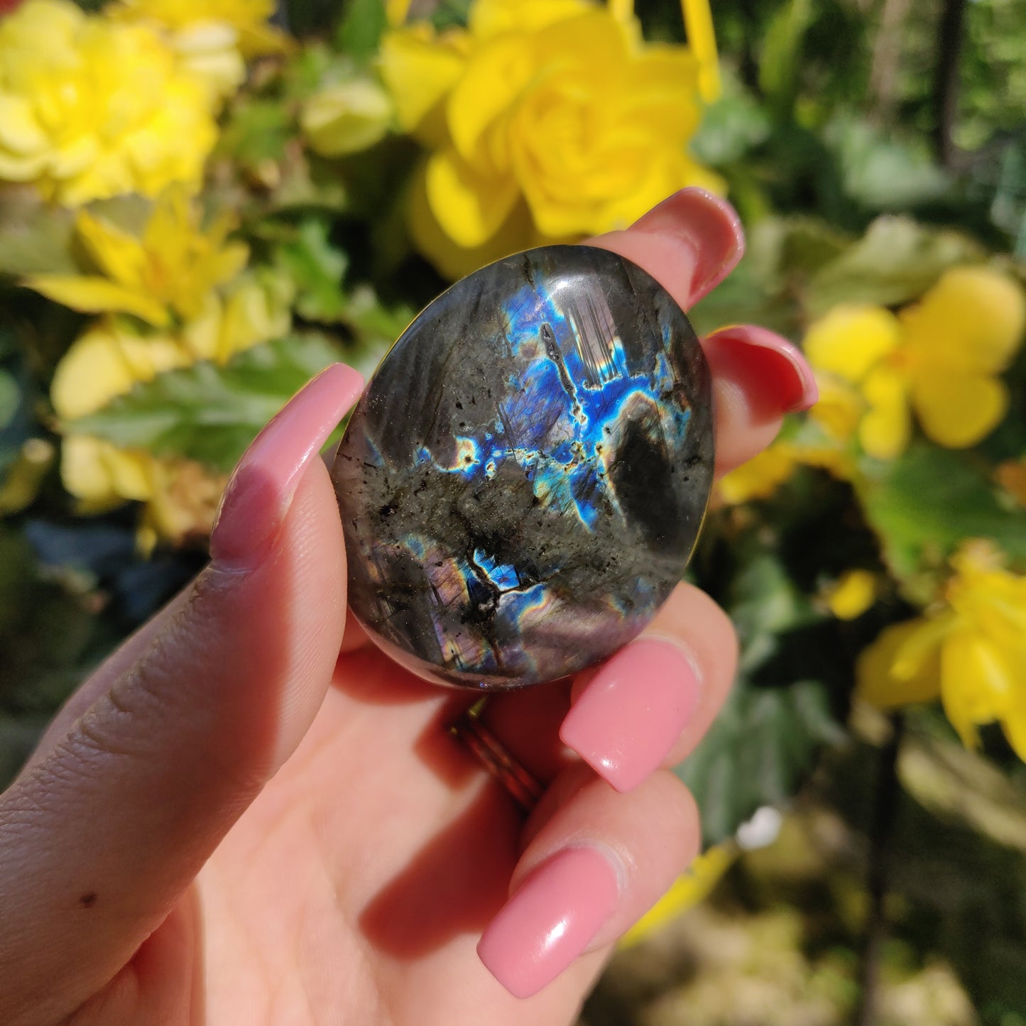 Labradorite Palm Stone (#5)