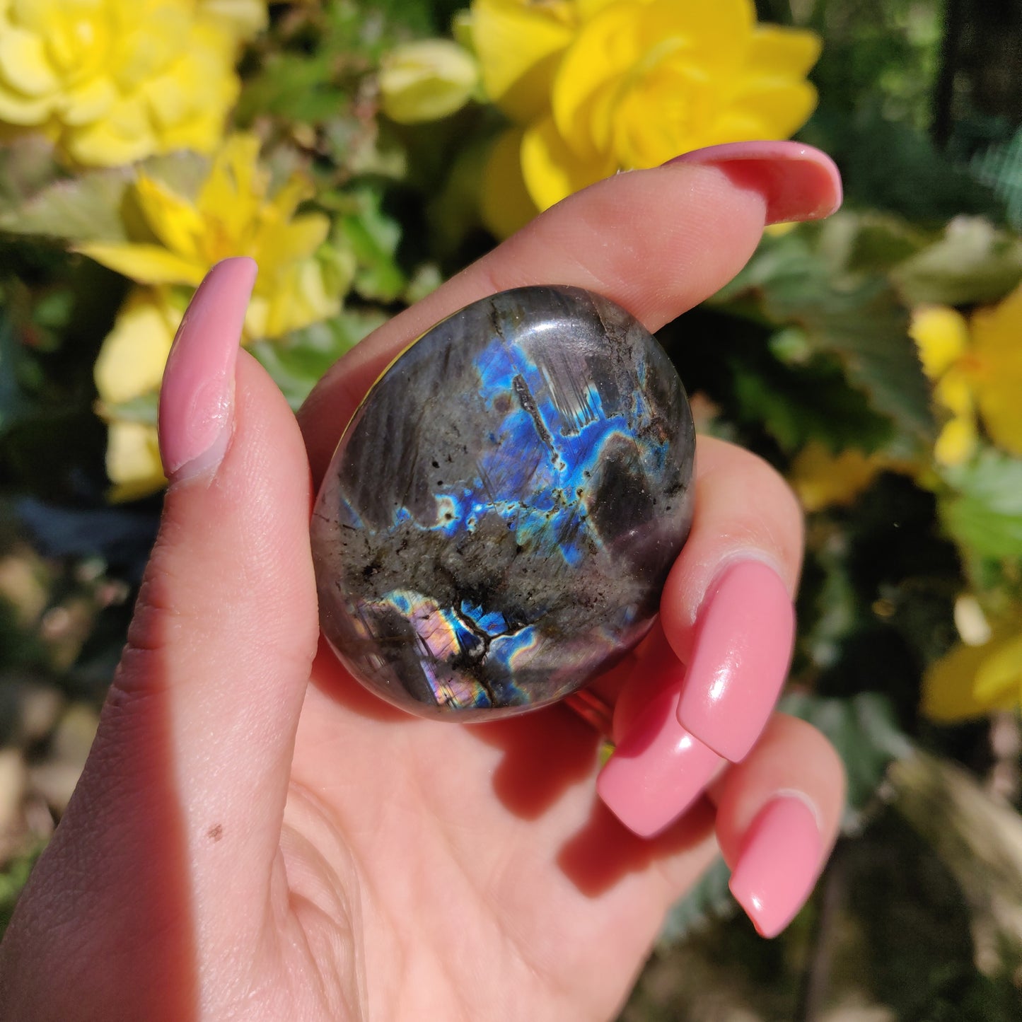 Labradorite Palm Stone (#5)