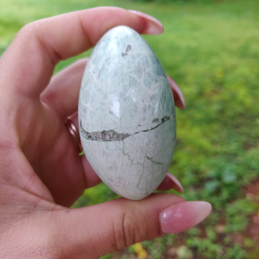 Garnierite Palm Stone (#10)