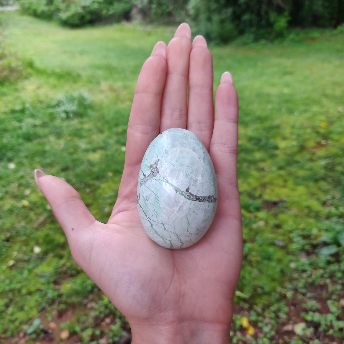 Garnierite Palm Stone (#10)