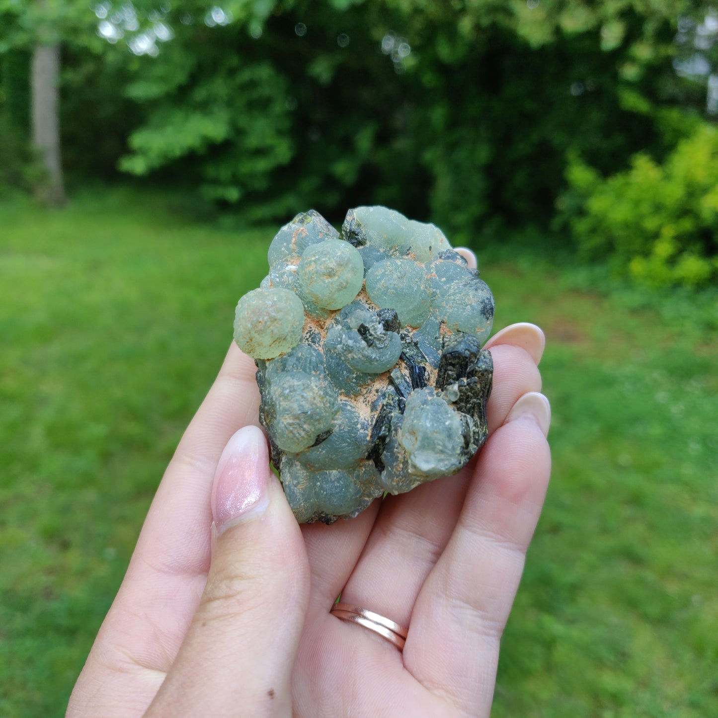 Prehnite Specimen in Epidote Matrix (#3)