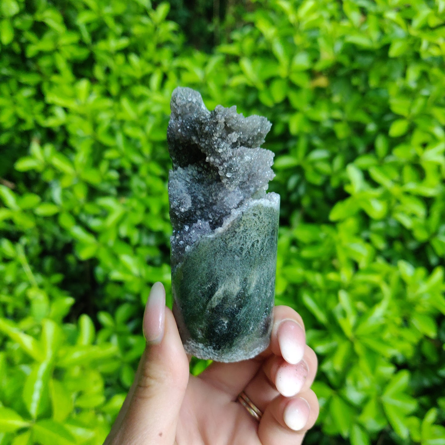 Amethyst Druzy Cylinder (#3) - Simply Affinity