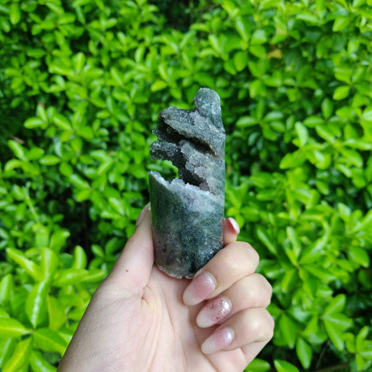 Amethyst Druzy Cylinder (#3) - Simply Affinity