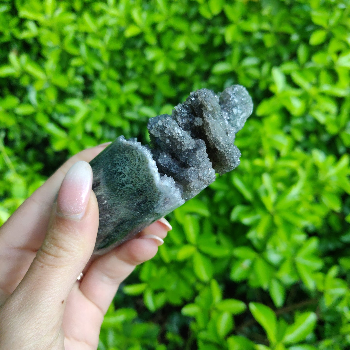 Amethyst Druzy Cylinder (#3) - Simply Affinity