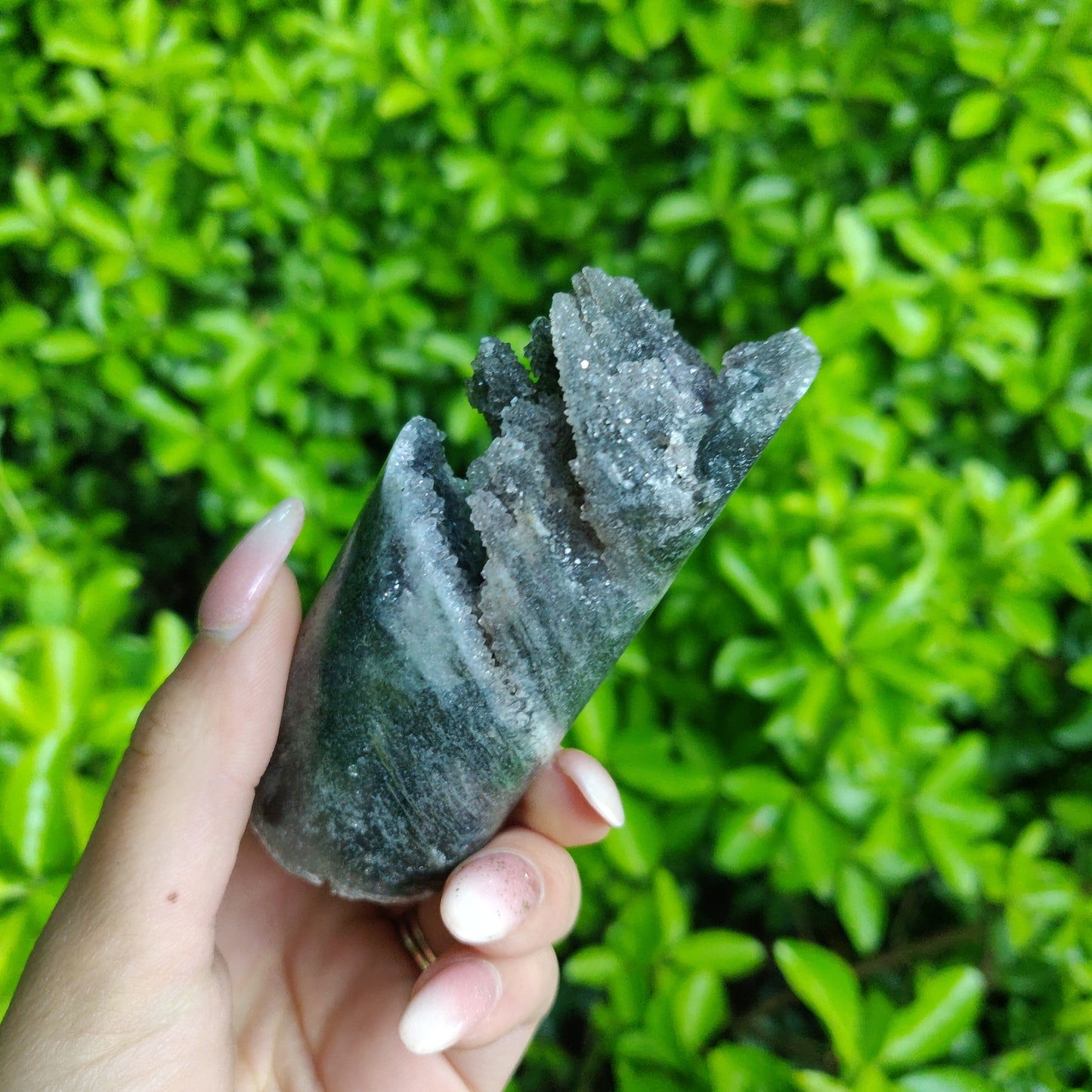 Amethyst Druzy Cylinder (#3) - Simply Affinity