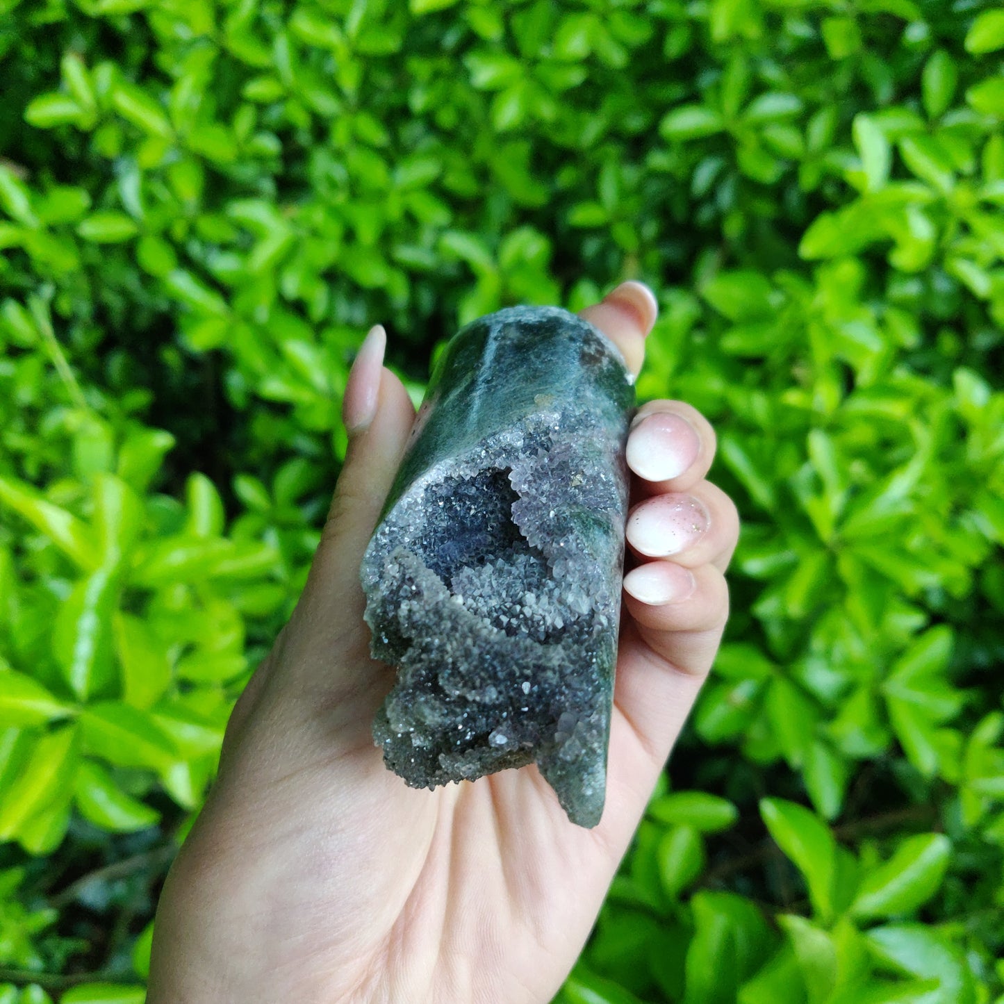 Amethyst Druzy Cylinder (#3) - Simply Affinity