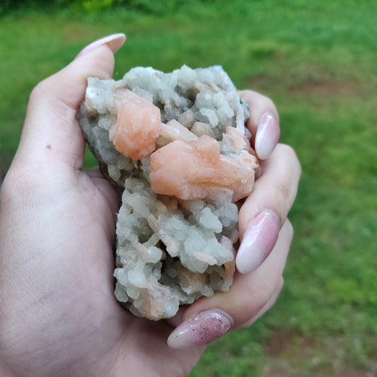 Stillbite and Chalcedony Cluster (#16) - Simply Affinity