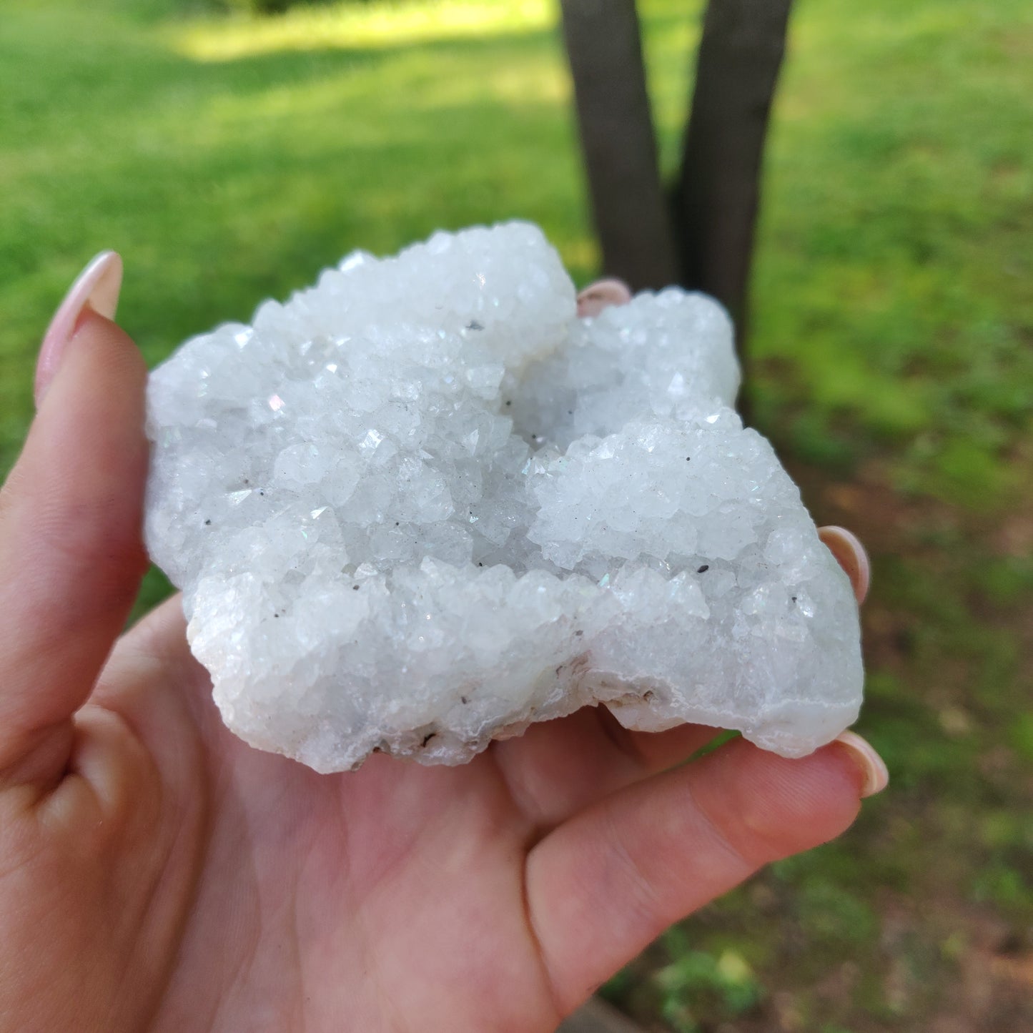Anandalite Cluster, Natural Aurora Quartz Cluster (#1) - Simply Affinity