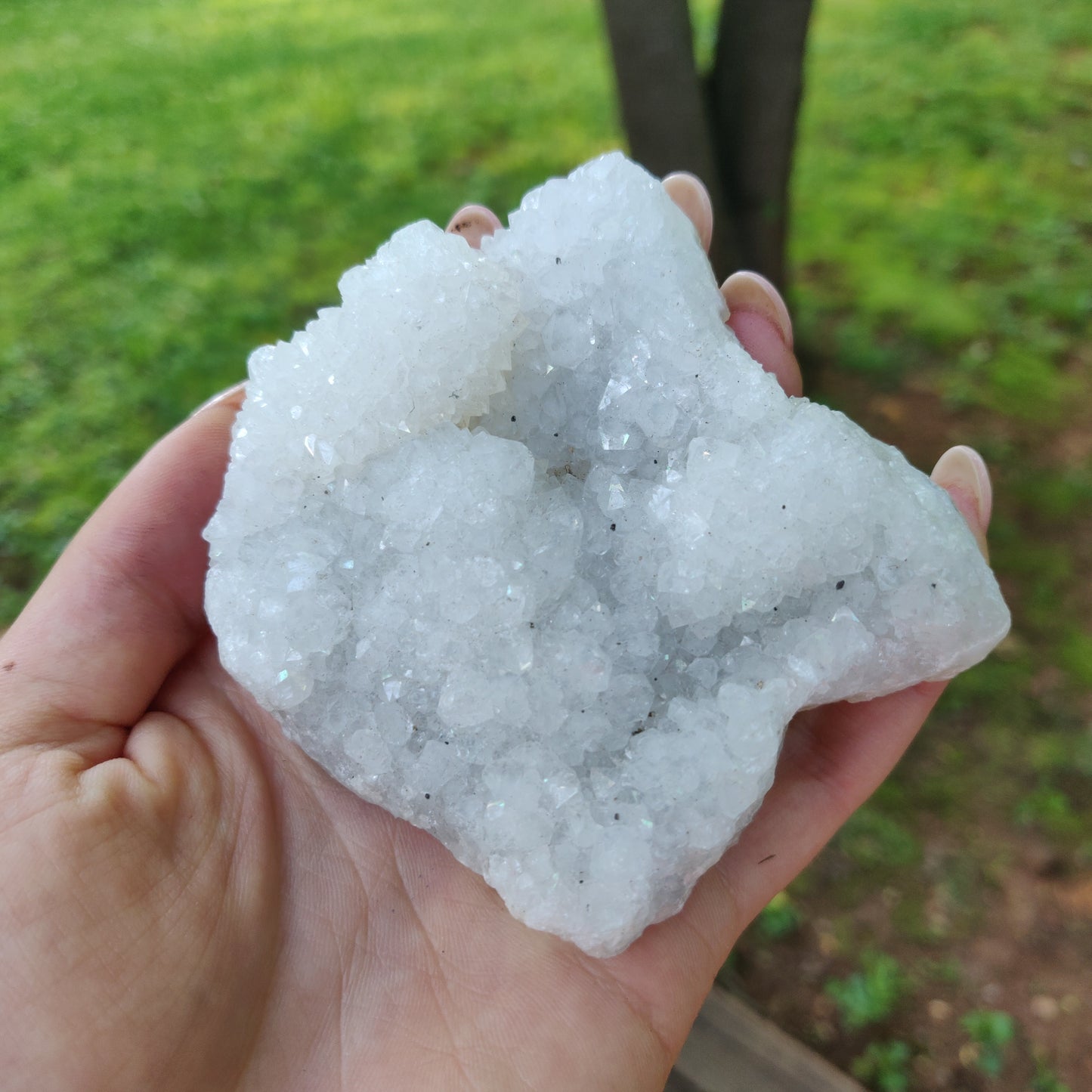 Anandalite Cluster, Natural Aurora Quartz Cluster (#1) - Simply Affinity