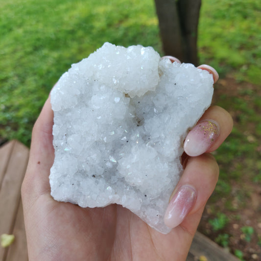 Anandalite Cluster, Natural Aurora Quartz Cluster (#1) - Simply Affinity