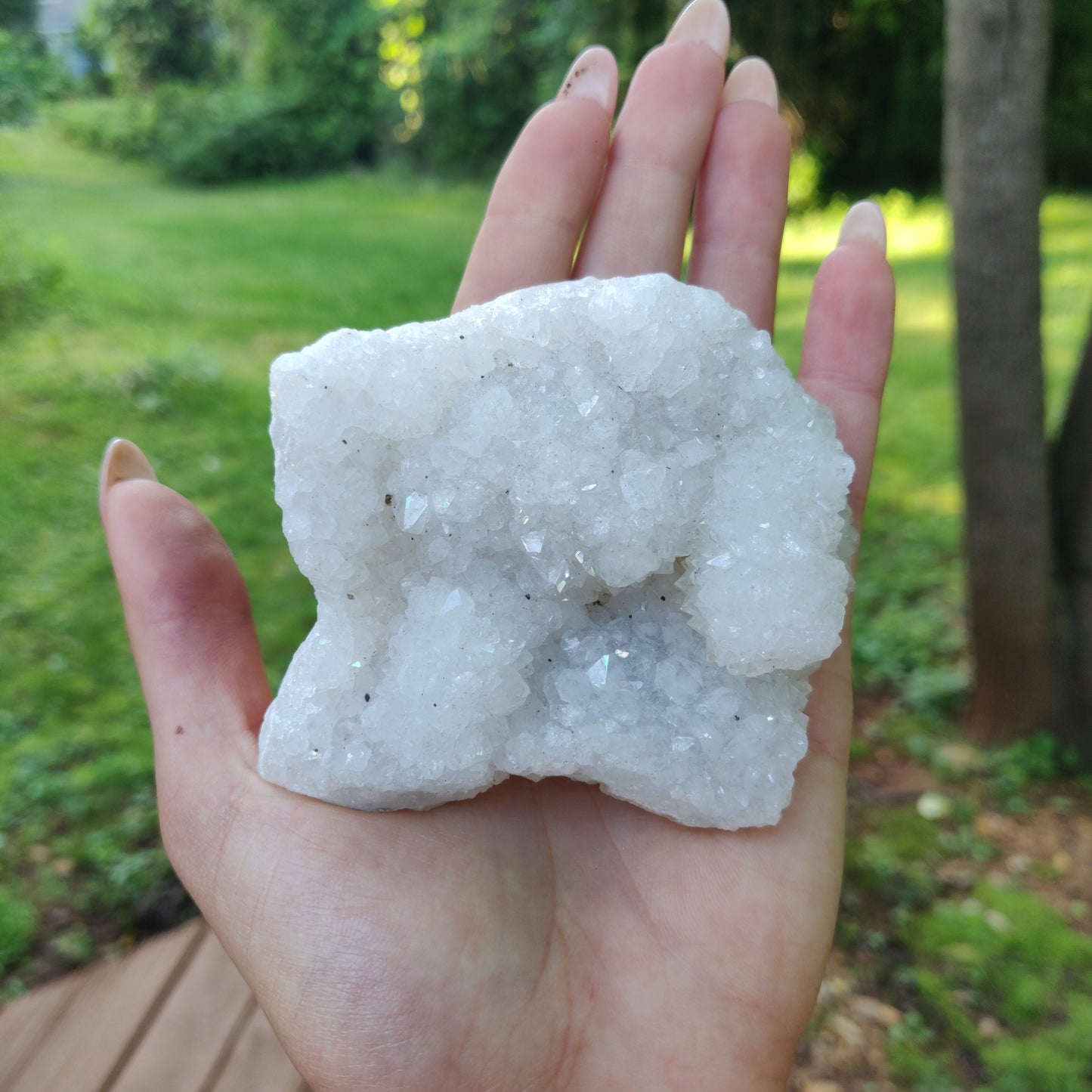 Anandalite Cluster, Natural Aurora Quartz Cluster (#1) - Simply Affinity