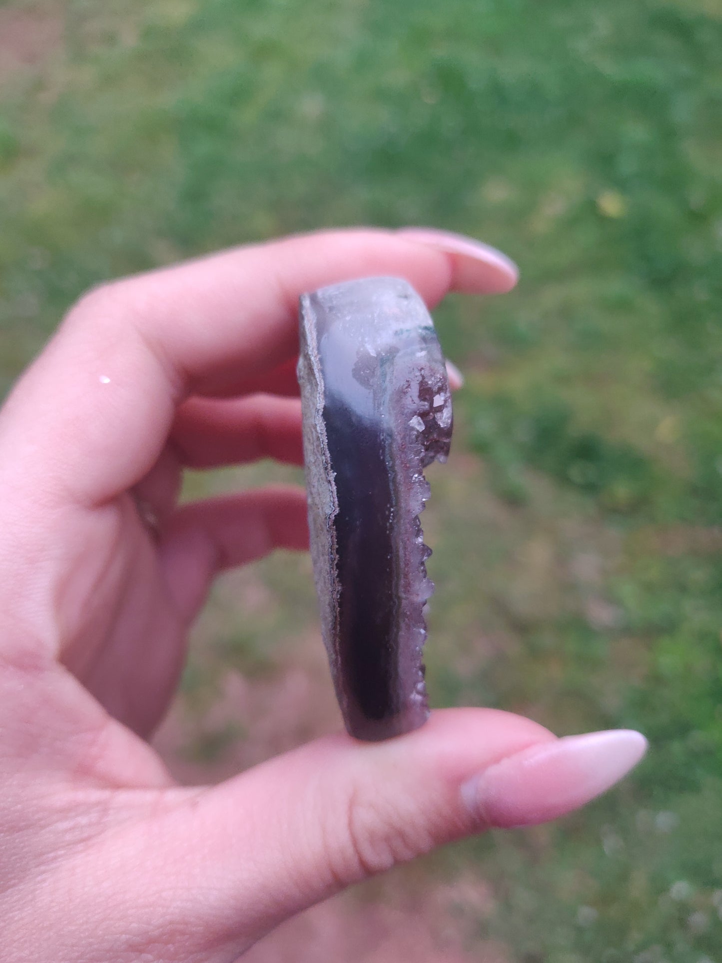 Amethyst Geode & Agate Heart (#25) - Simply Affinity