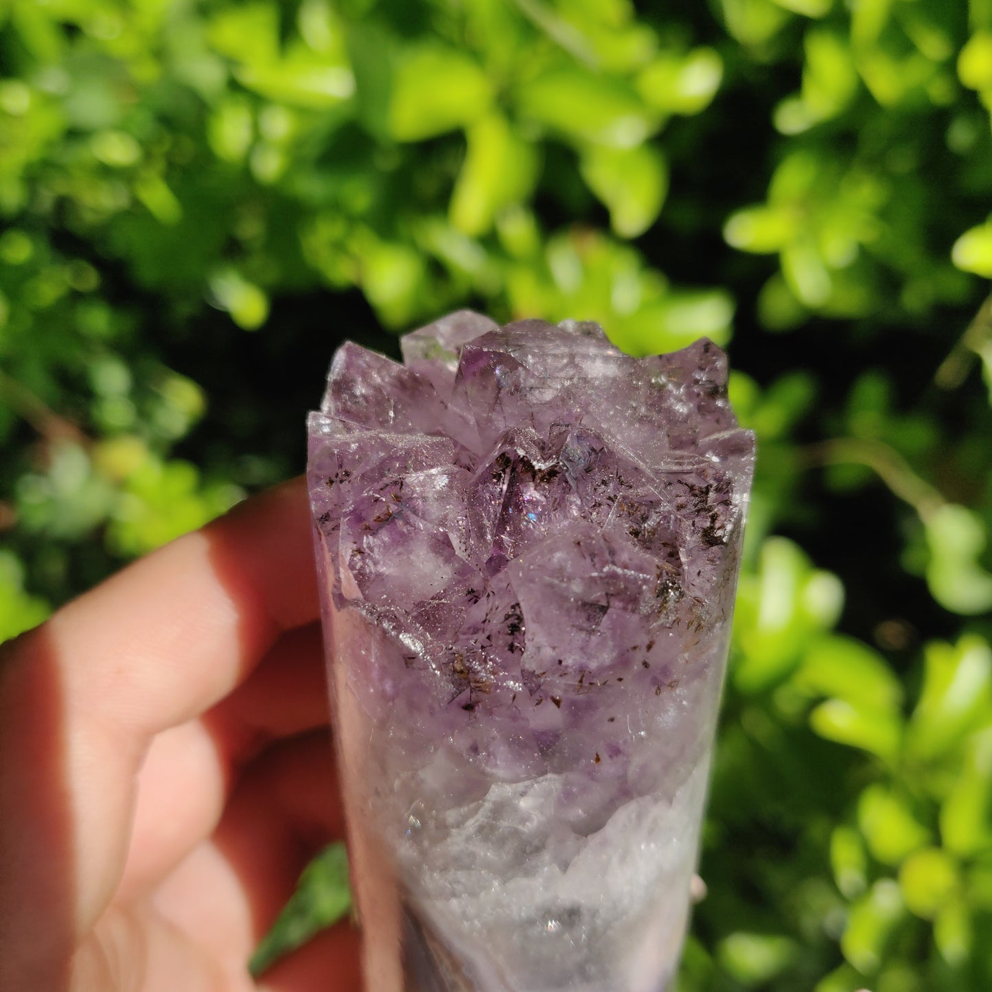 Amethyst Druzy Cylinder (#6) - Simply Affinity