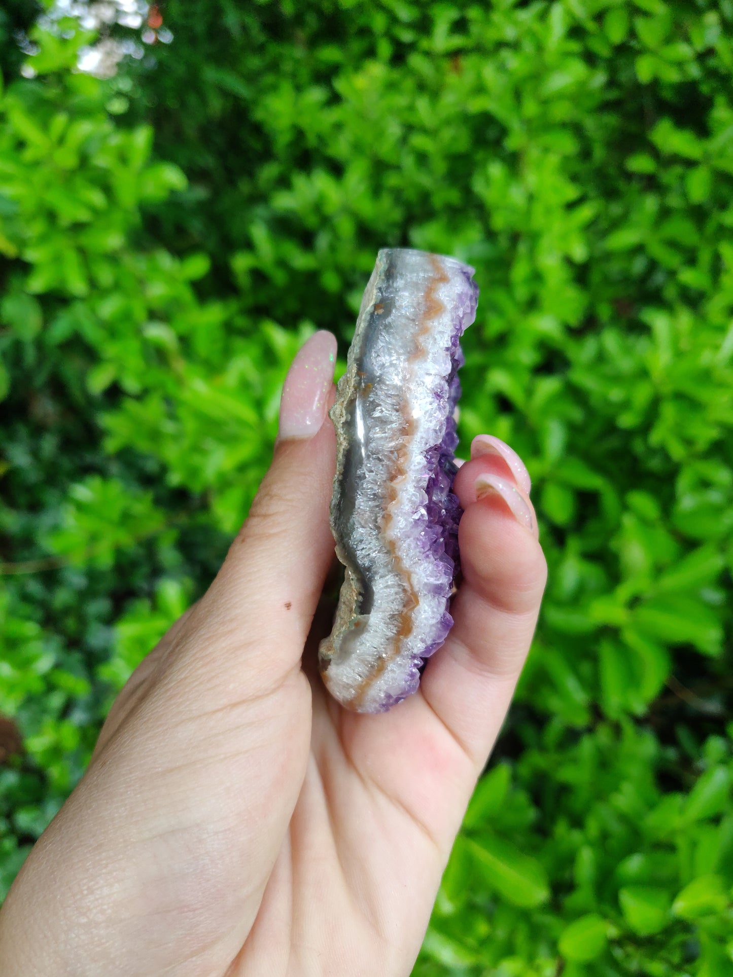 Amethyst Geode Heart (#M2) - Simply Affinity