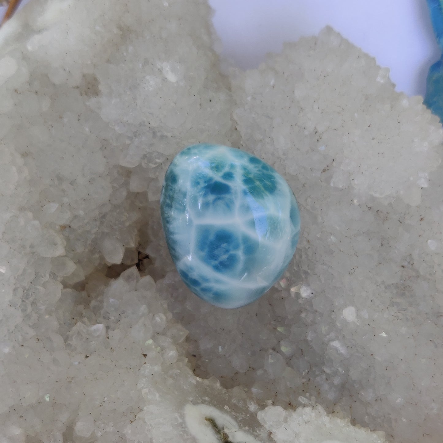 Larimar Cabochon (#J4)