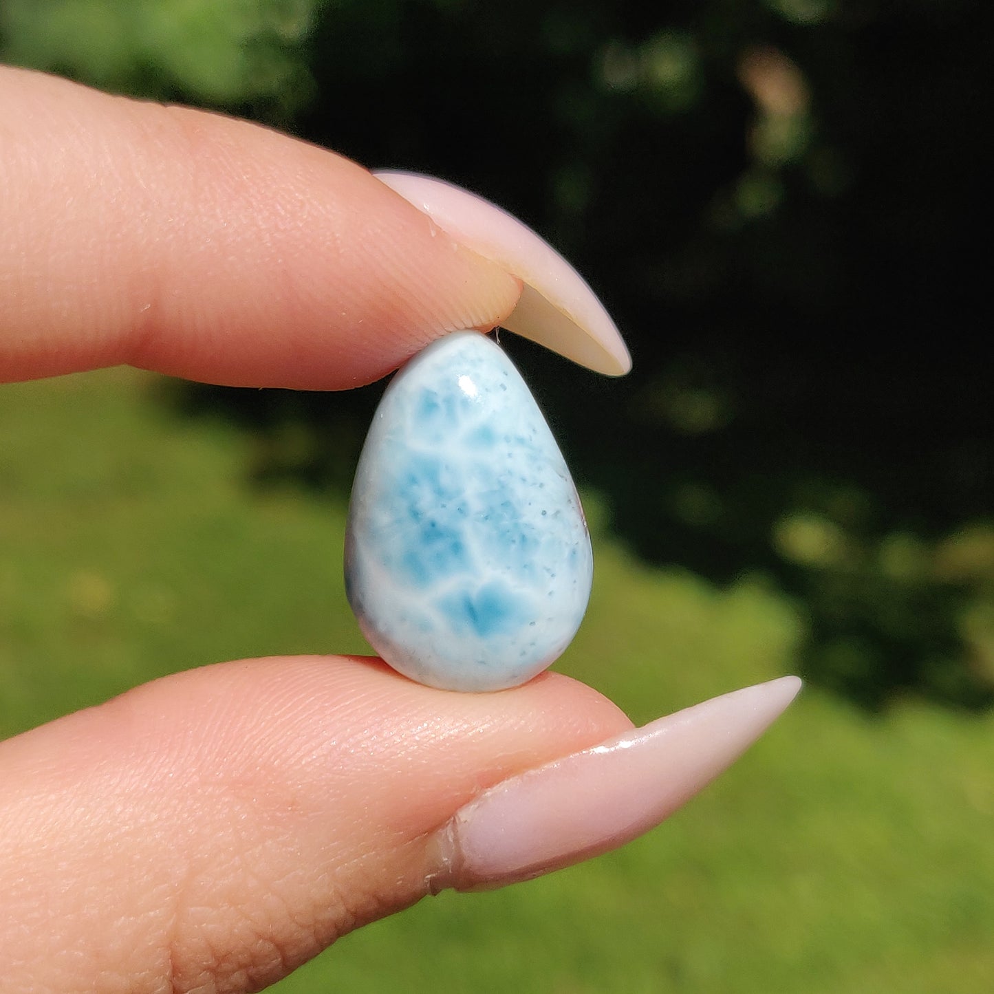 Larimar Cabochon (#J2)