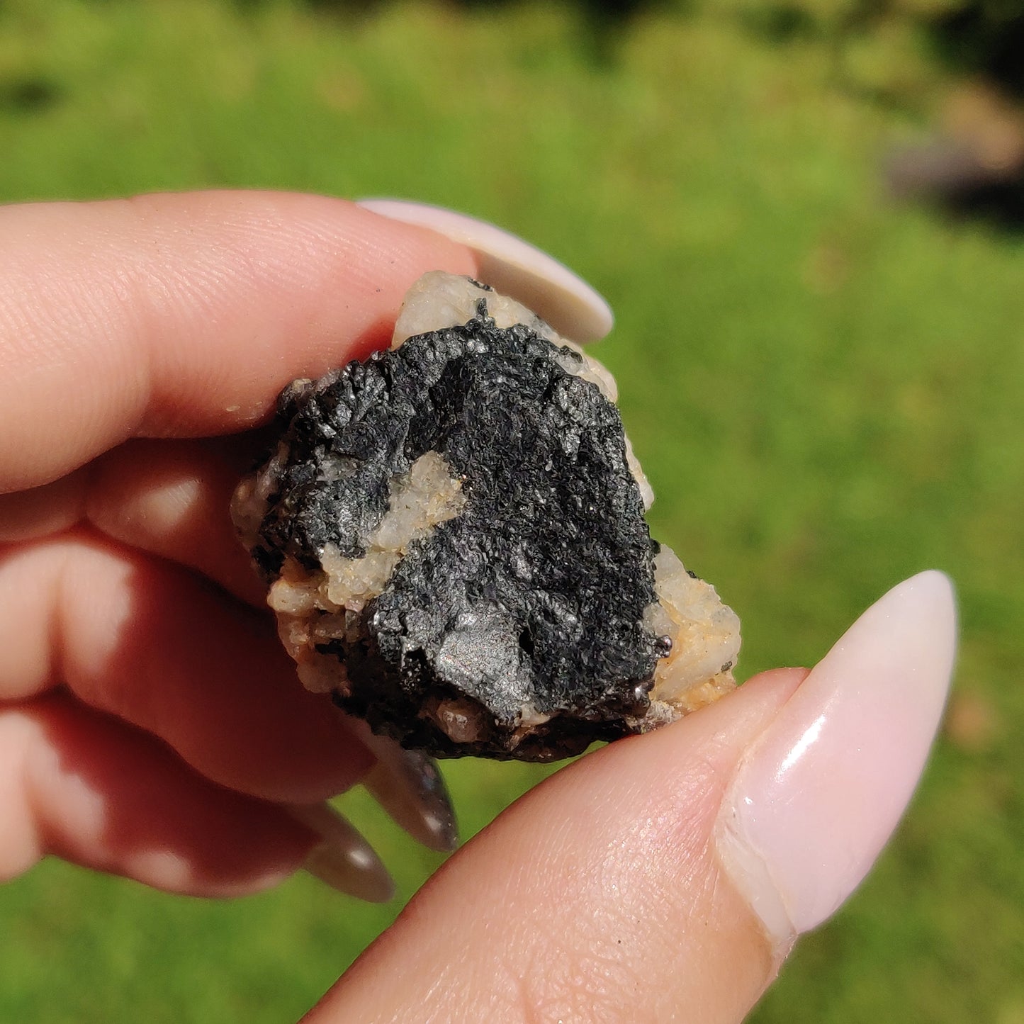 Raw Black & Green Tourmaline (#J2)