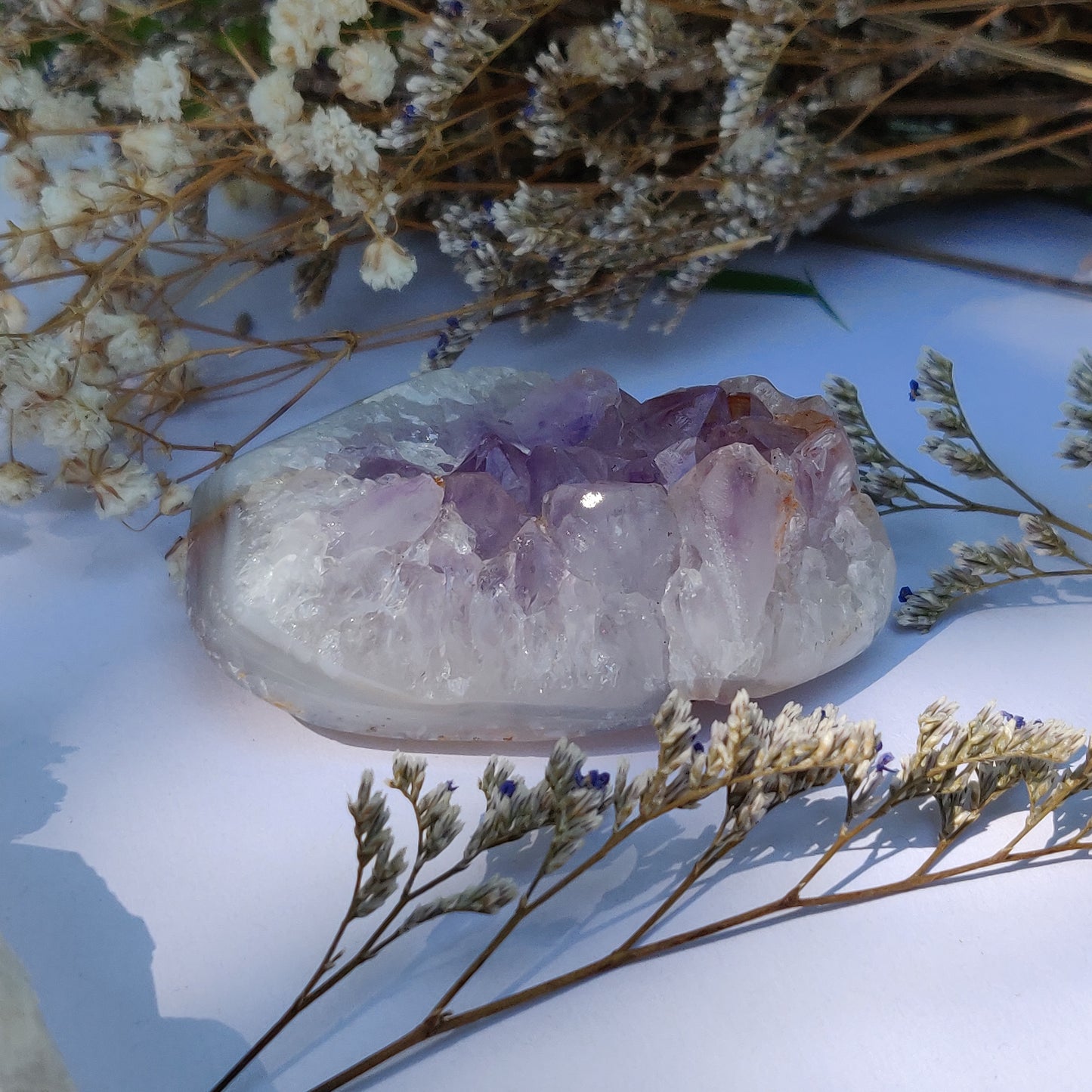 Amethyst Agate Geode (#J5) - Simply Affinity