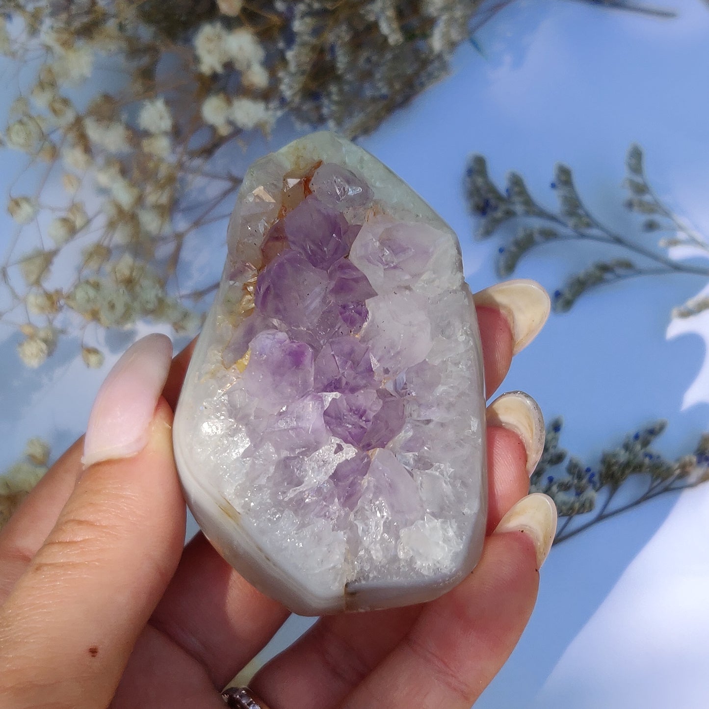 Amethyst Agate Geode (#J5) - Simply Affinity