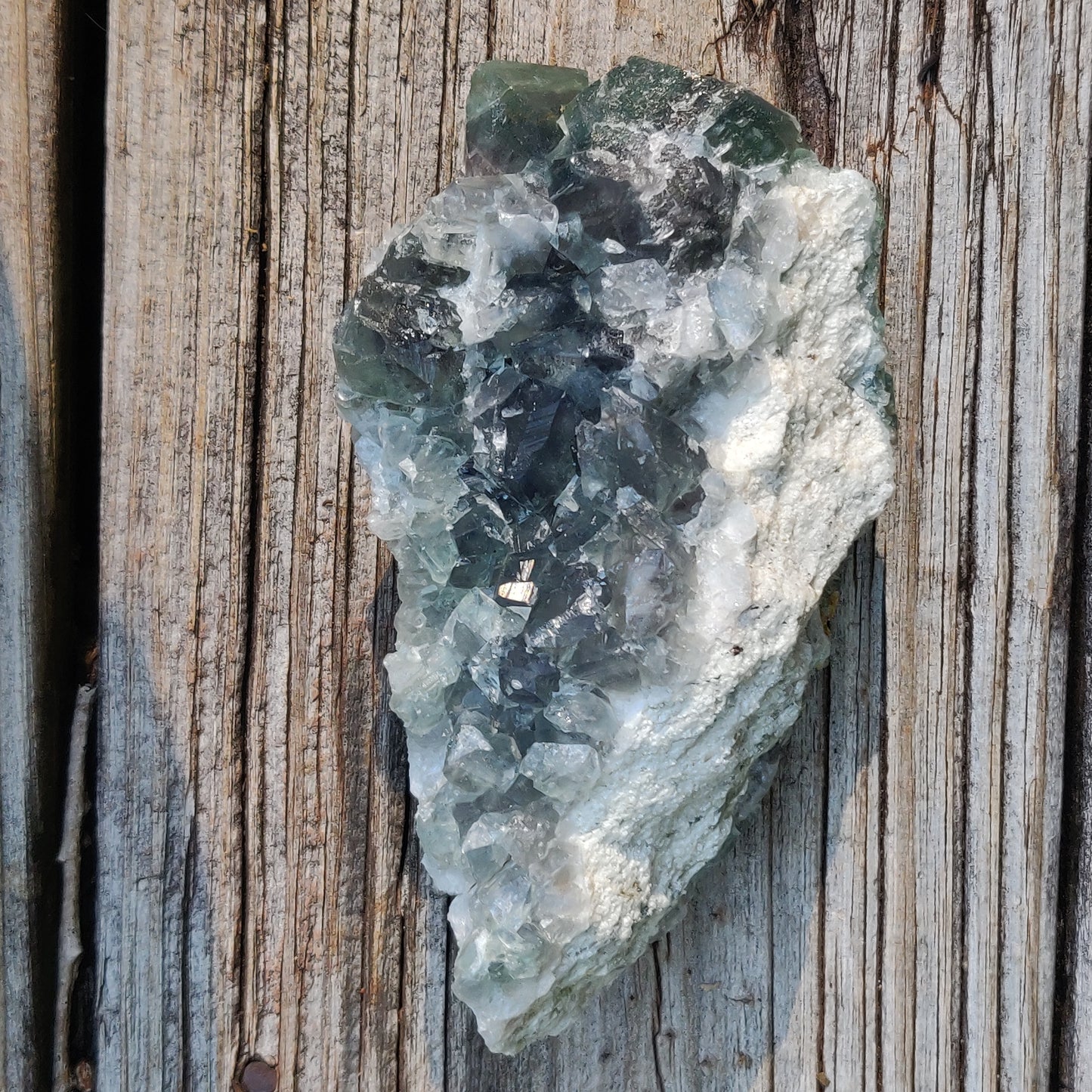 Raw Cubic Fluorite Cluster (#J4)