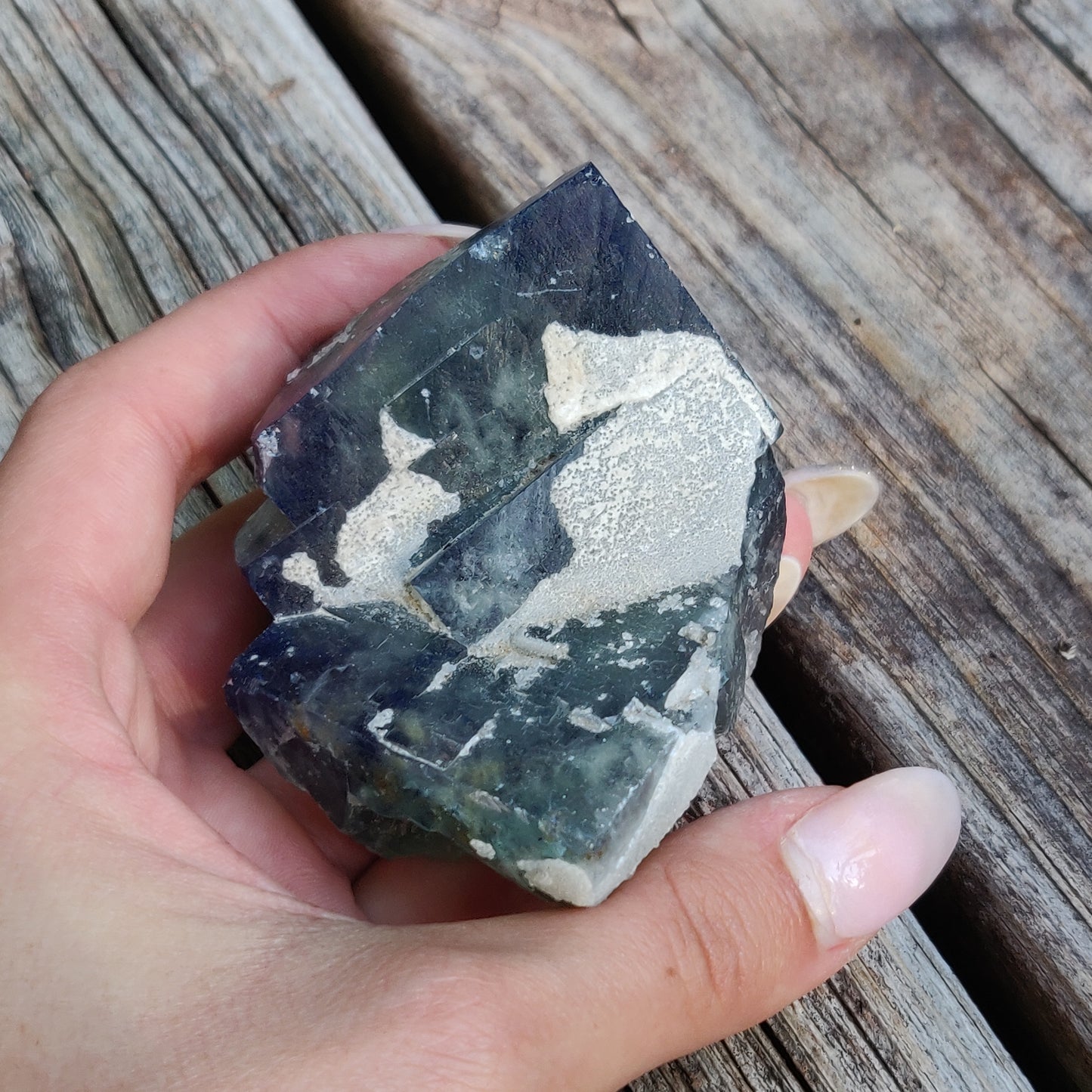 Raw Cubic Fluorite Cluster (#J5)