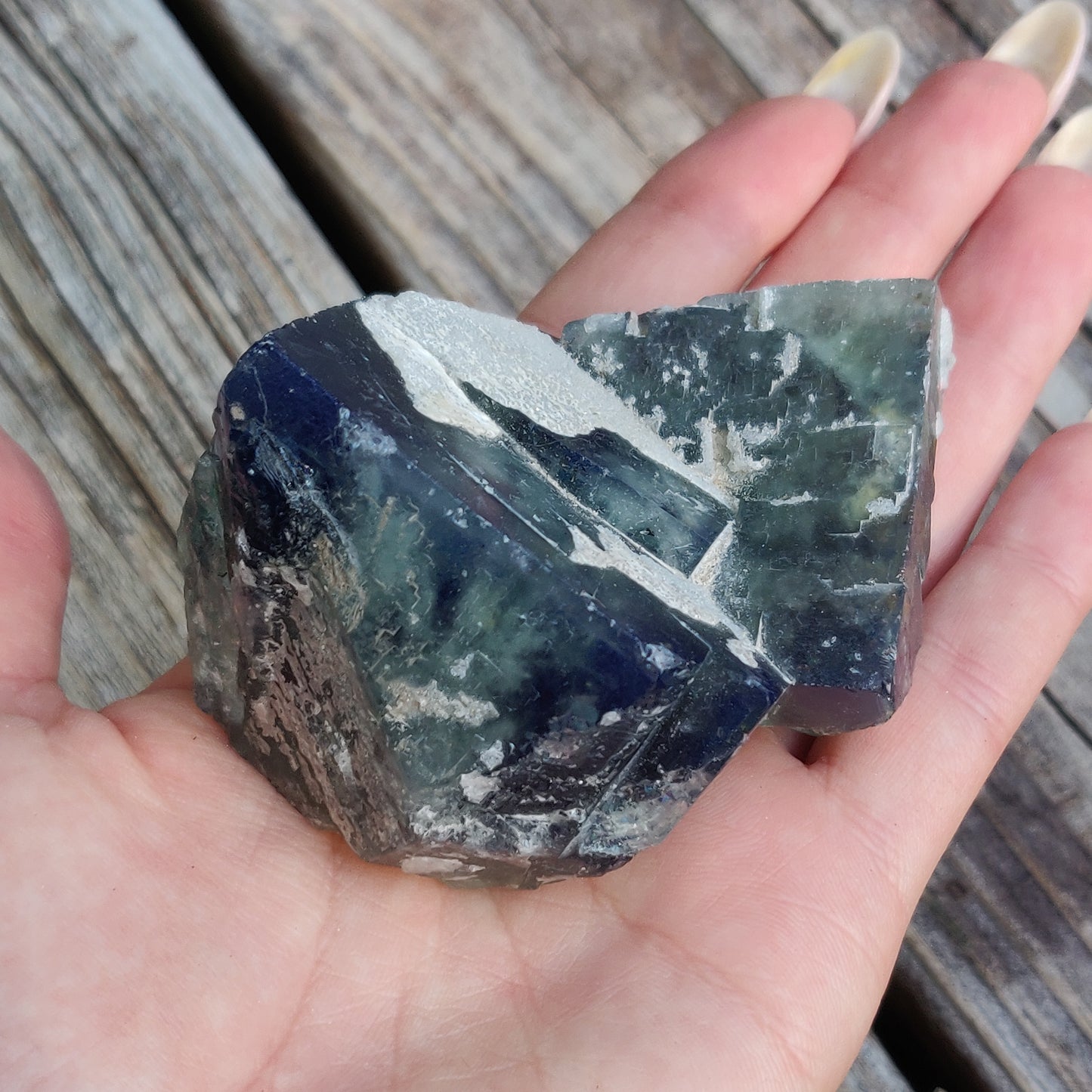 Raw Cubic Fluorite Cluster (#J5)