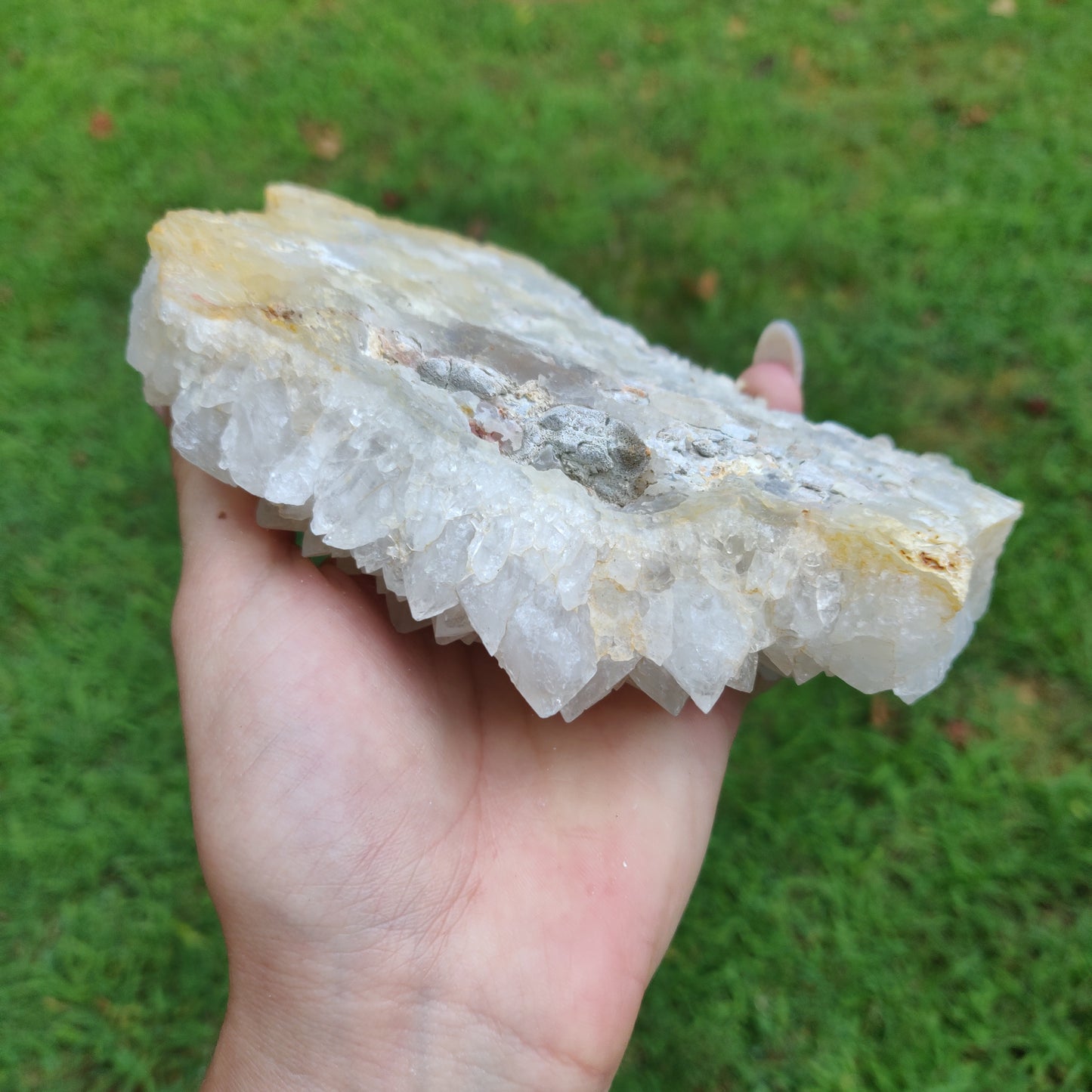 Anandalite Cluster, Natural Aurora Quartz Cluster (#J4) - Simply Affinity