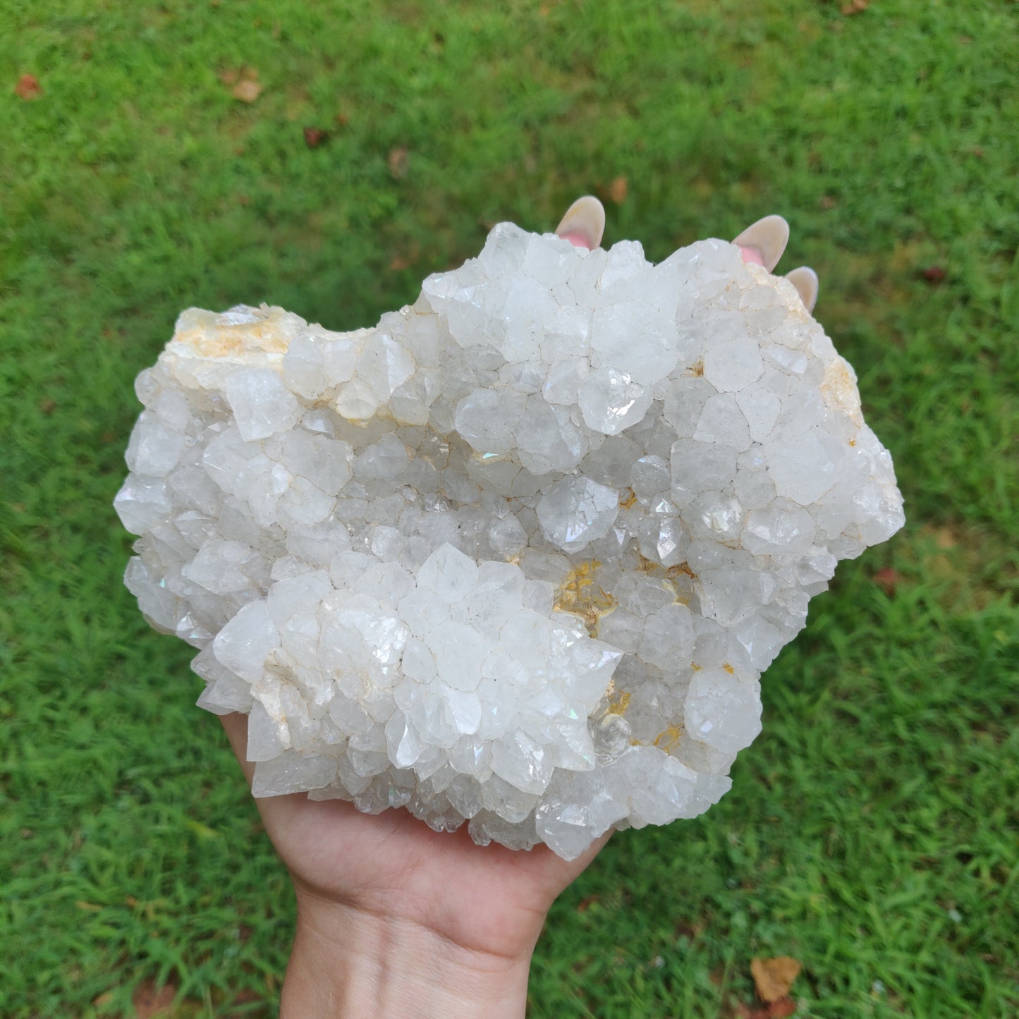 Anandalite Cluster, Natural Aurora Quartz Cluster (#J4) - Simply Affinity